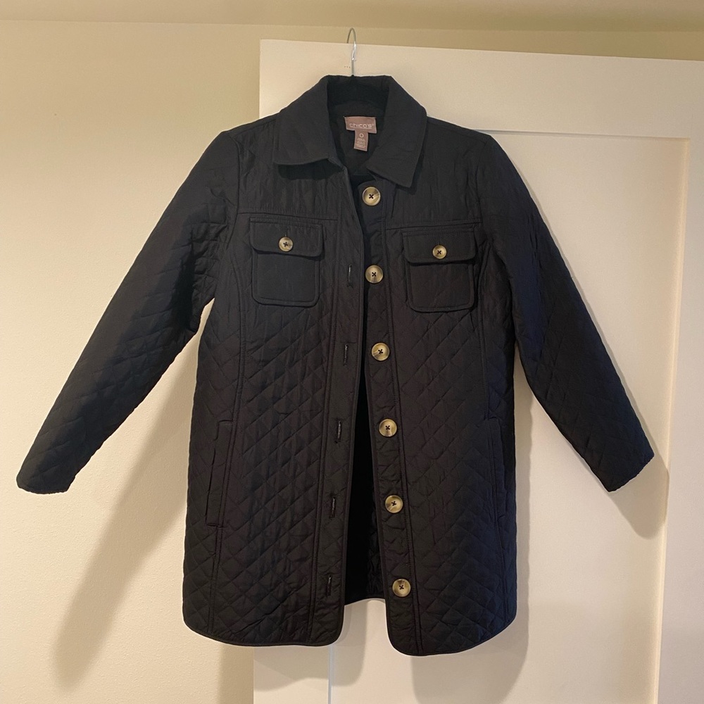 Black Quilted Jacket